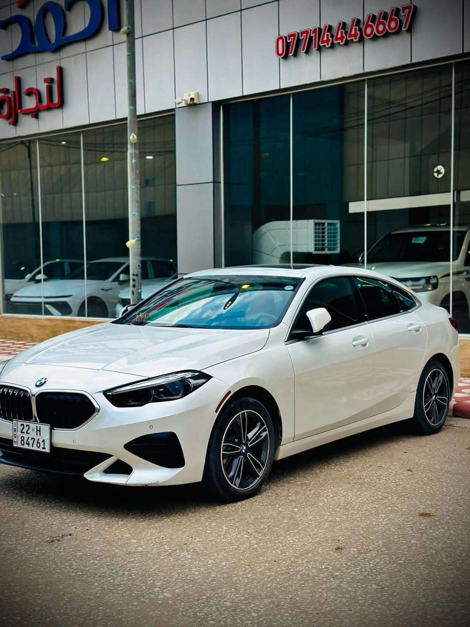 ‎للبيع BMW 228i xDrive 2022 
‎محرك 2000 twin power turbo 
‎السيارة وارد امريكي  
‎رقم اربيل تحويل سنوية 
‎ماشية 78.000كم 
‎كير ومحرك مكفولات
‎مواصفات :- 
‎رادارات امامي 
‎خلفي 
‎نقط عمياء 
‎حساسات امامي وخلفي 
‎مثبت سرعة 
‎فتحة بنوراما 
‎كشنات جلد 
‎استقبال ذكي 
‎اربع ابواب بصمة 
‎تشغيل عن بعد 
‎ثلاث انظمة قيادة 
‎ةEco pro - comfort- sport 
‎وبعد بيها هواي مواصفات المعروفة مالتها 
‎السيارة سيرفسس كامل ما ناقصها شي 
 ‎وحادثها خلفي  
السعر $170
للاستفسار اكثر الاتصال على ***********
