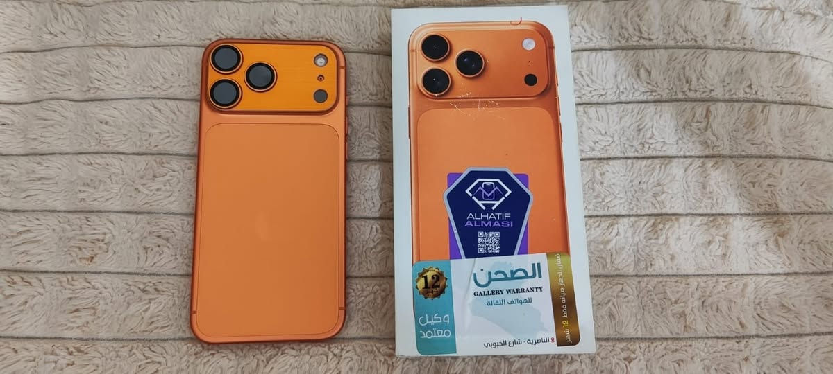 ايفون 17 برو ماكس • بطارية 97% • ضمنه الشركة