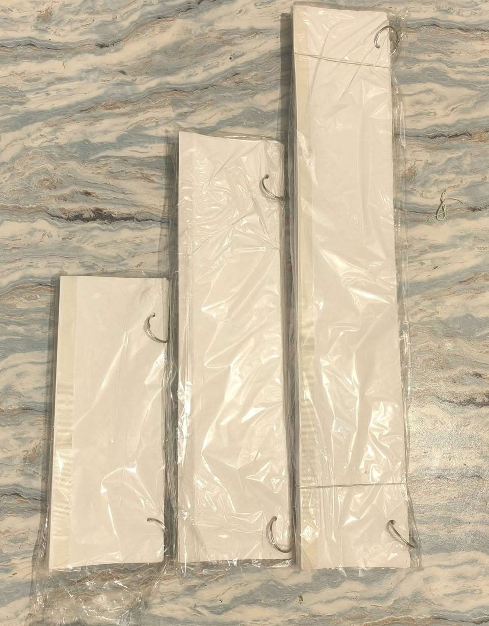 سيت طبلات ثلاثي ورق مقوى قابل للطي 
طول 50 و70 و90 سم
