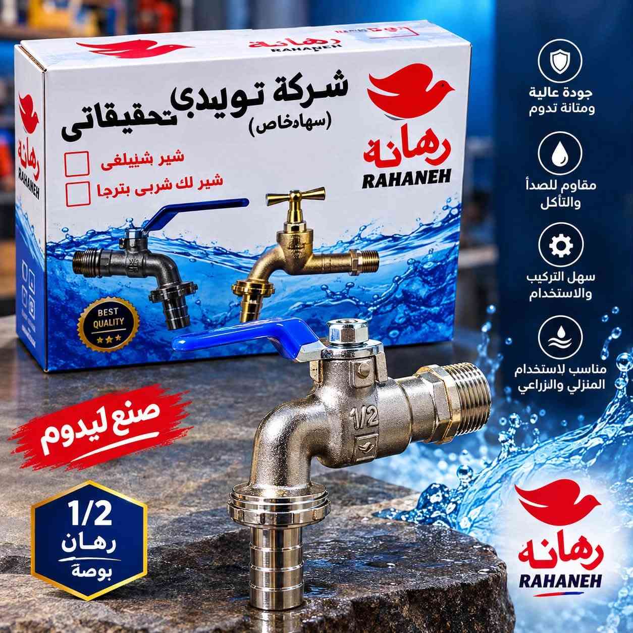 تواصل رقم *********** بإدارة إبراهيم

نص مكتوب في الصور:
- خلاط مغسلة 3 حيط
- تصميم أنيق وجودة عالية
- جودة عالية تدوم طويلاً جودة عالية تدوم طويلاً متين وقوي مضاد للتسرب سهل التركيب مصفاة للماء تمنع الترسبات 1/2 بوصة
- SIMGIN DUBAI WATER PUMP IP P
- مضخة مياه قوية وموثوقة
- جودة عالية .. أداء ممتاز
- اختيارك الأمثل لمياه أفضل
- أداء قوي
- وزن منخفض
- عمر افتراضي
- طويل
- ضخ مياه نظيف
- ومستمر
- سهلة التركيب
- والاستخدام
- SIMGIN DUBAI
- QUALITY YOU CAN TRUST
- جودة عالية ومتانة تدوم مقاوم للصدأ والتآكل سهل التركيب والاستخدام مناسب لإستخدام المنزلي والزراعي صنع ليدوم 1/2 رهان بوصة
- Hannah TEST PEN SAFE ACCURATE RELIABLE قلم اختبار الكهرباء دقة عالية وأمان تام للاستخدام المنزلي والمهني يعمل علي جميع الفولتات 6V - 380V آمن للاستخدام مع لمبة إضاءة جودة عالية ومتانة طويلة تصميم عملي سهل الاستخدام الاختيار الأمثل للفنيين والمحترفين Hannah TEST PEN MADE IN CHINA
- GUSIMY TOP SECURITY قفل أمان قوي جودة واعتمادية قفل أمان قوي جودة واعتمادية
- قفل مزلاج أمان و متانة تدوم طويلاً معدن قوي مقاوم للصدأ والتآكل تصميم عملي سهل التركيب والاستخدام أمان عالي لحماية أبوابك وممتلكاتك جودة عالية يدوم لفترة طويلة مناسب لجميع الأبواب أبواب خشبية أبواب معدنية الأبواب الخارجية مزلاج قوي ومتين مقبض سهل الاستخدام قاعدة تثبيت قوية
- عدة متعددة الاستخدامات سهولة الحمل قوة جودة
