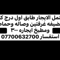 لا توجد تفاصيل  نص مكتوب في الصور: - مشتمل الايجار طابق اول درج كلش نض...
