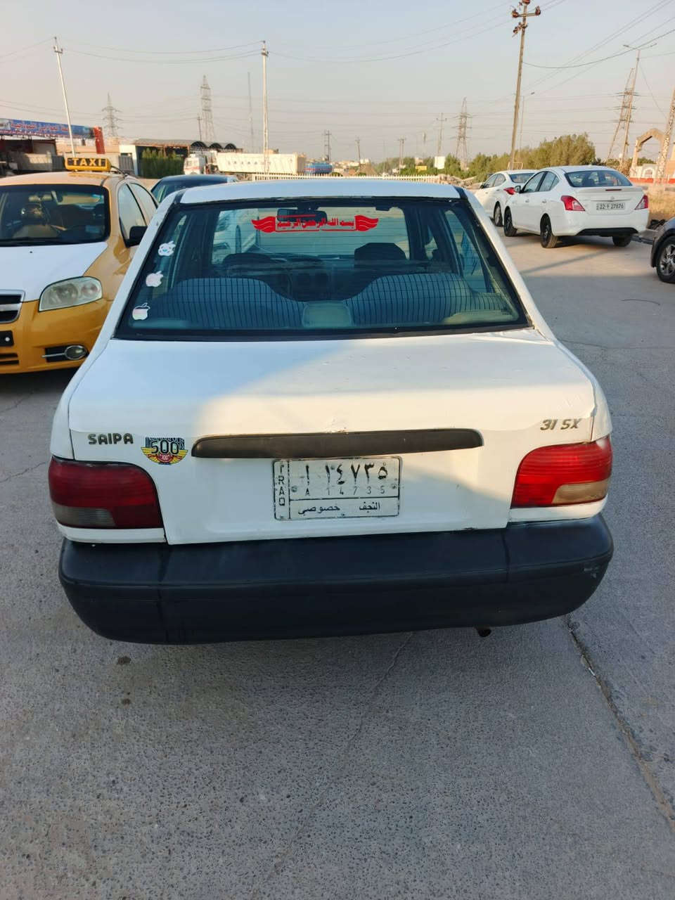 سايبه للبيع كربلاء المقدسة سيدين شهداء الموضفين مكينه كير خير من الله شواصي معمره خياسات ملكطه كهربائيت كل شغاله 20بيه مجال مداور ثاني يوام ***********عليه غرامه 100

