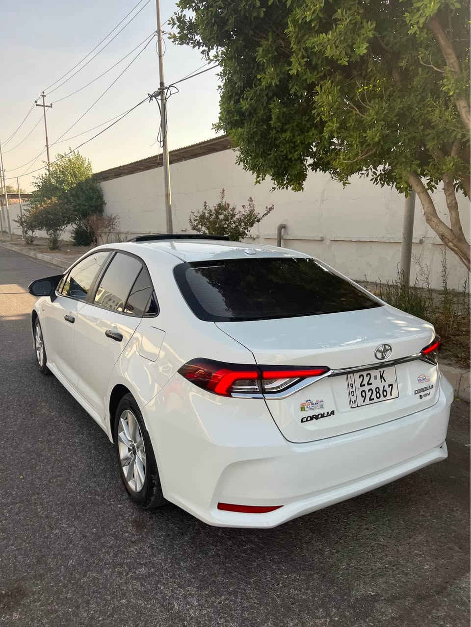 Toyota corola 2024 HEV
سيارةكة  بي صبوغة
٢كجكةي تحديلة

فول مواصفاتة 
٥٦كم رويشتية 
ناونيشان هةولير 
سحر ١٥٥
*********** أربيل, العراق
