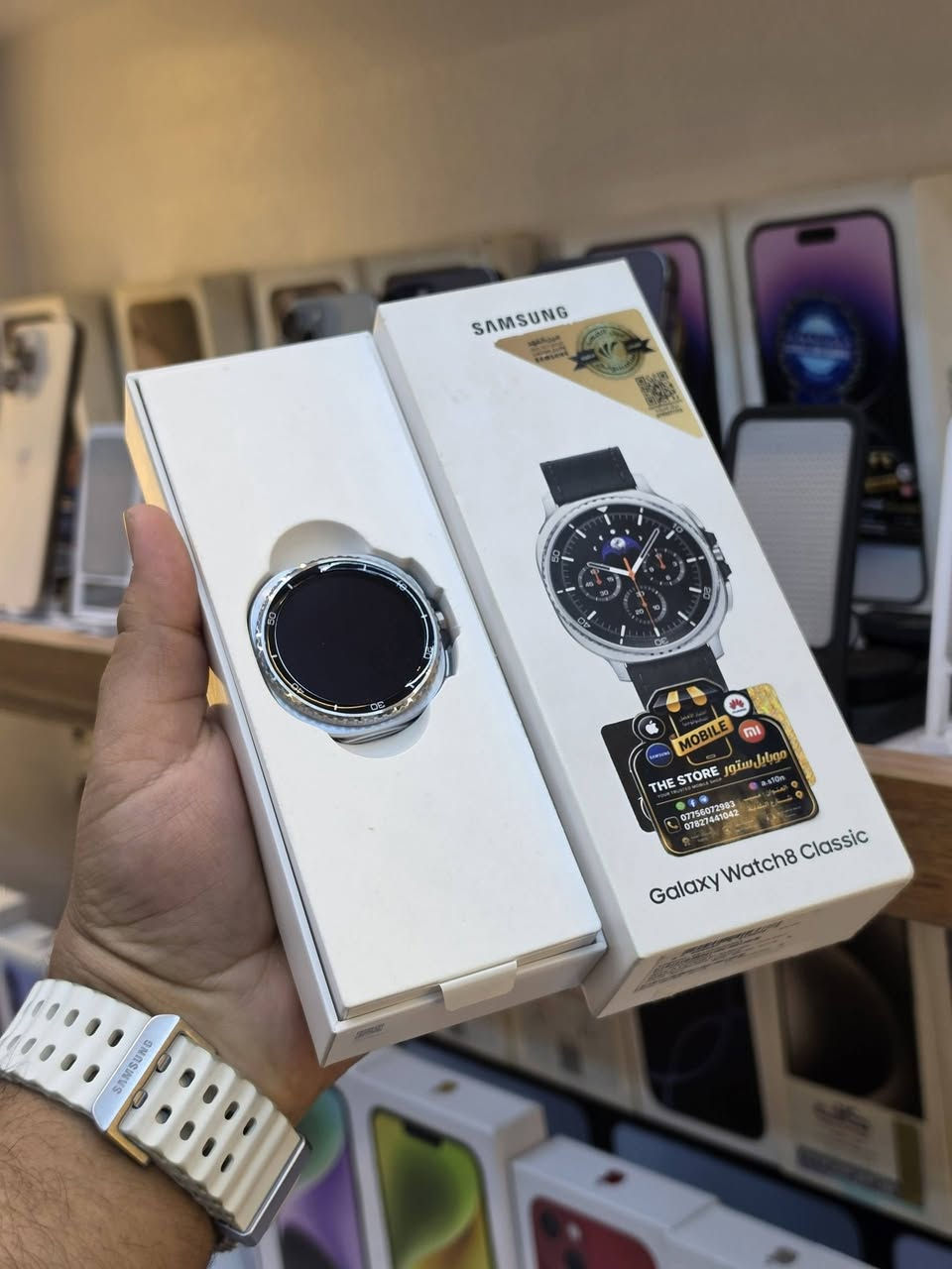 ( مركز موبايل ستور) 📱
بيع موبايلات بالنقد والاقساط 
ضمان حقيقي ✅️

العنوان:-
بابل مسيب شارع البلديه مجاور صيدليه سندباد مقابيل مختبر الرحمن اسم المحل (مركز موبايل ستور) ***********

S25 الترا
256
شرق اوسط 
خطين
وكاله الوطني
وكارت شاشه ذهبي
كامل ملحقات 
كفاله عامه
لون/jet black 
نضافه 100%
السعر/1165
🔴🔴🔴🔴🔴
S25 الترا
256
شرق اوسط 
خطين
وكاله عين الفهد
وكارت شاشه ذهبي
كامل ملحقات 
كفاله عامه
لون تيتانيوم 
نضافه 100%
السعر/1165
🔴🔴🔴🔴🔴
S25 الترا
256
شرق اوسط 
خطين
كامل ملحقات 
كفاله عامه
نضافه 100%
السعر/1075
🔴🔴🔴🔴🔴
S24 الترا
256
شرق اوسط 
خطين
كفاله عامه 
كامل ملحقات 
نضافه 99%
السعر/965
🔴🔴🔴🔴🔴
Samsung watch 8 classic
حجم 46mm
ضمان وكاله عين الفهد
كامل ملحقات 
نضافه 100%
مستعمل اسبوع فقط
لون اسود🖤
السعر/325
