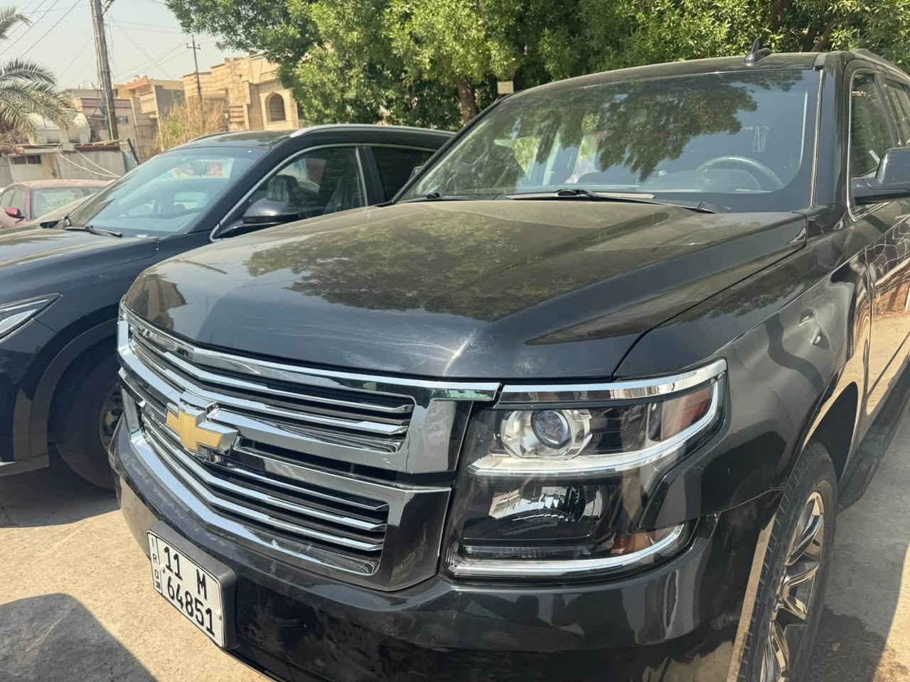 تاهو بوليسي موديل 20 جاملغ وبنيد بدون دواخل جاملغ نفس لون  بس بنيد صبغ سيارة جاهزة متعوب عليها سيارة احلى من الصور. السعر 295 وبيها مجال. *********** رقم بغداد تحويل مباشر بسمي
