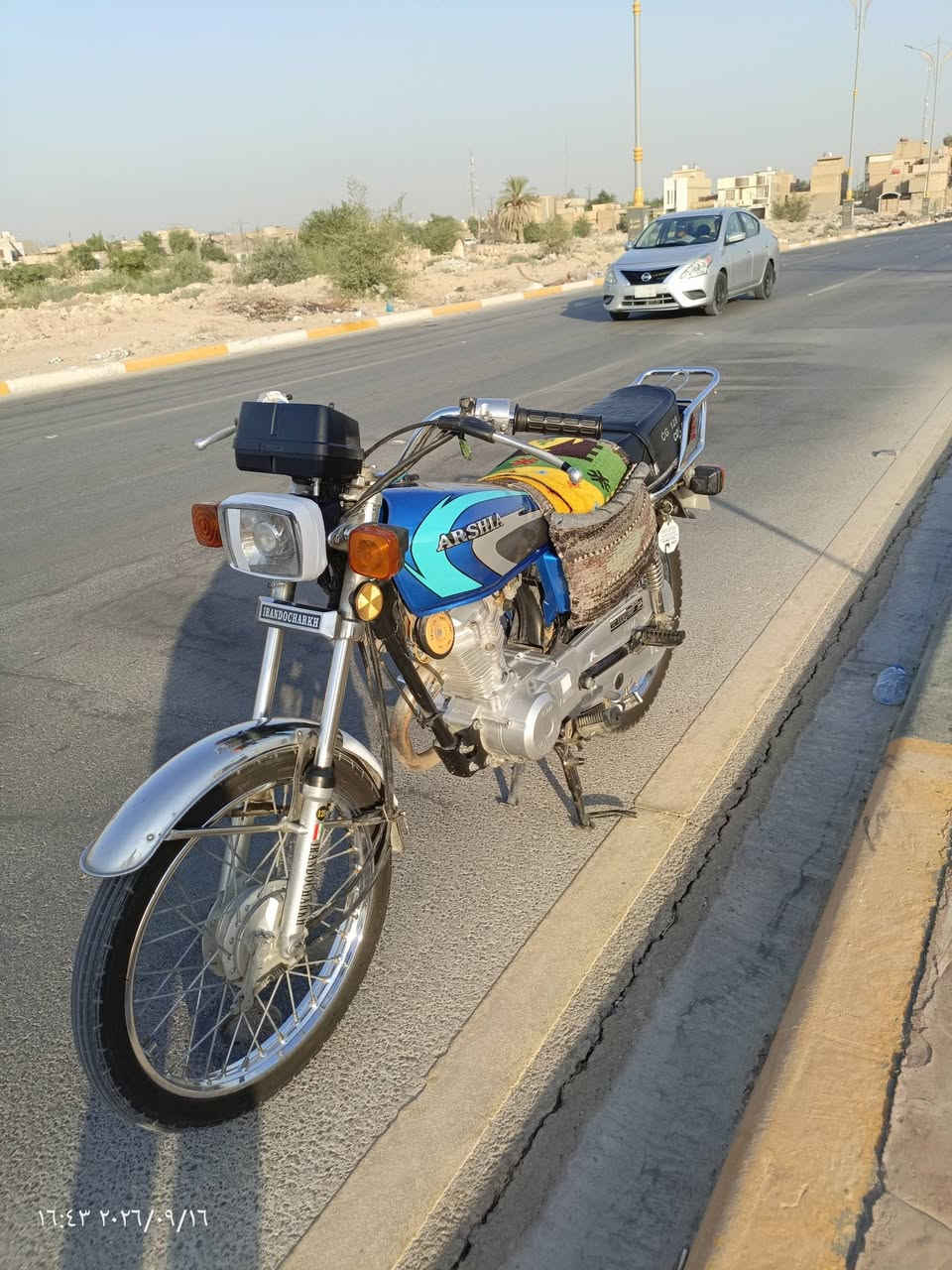 يالله السلام عليكم شباب دراجه كفاله عامه كلها بلادي محرك بلادي مامفتوح كهربائيات كلها شغاله مانقصها شي كدام عينك تعال افحص جيب عشر فيتريه وياك دراجه كفاله بمعنى الكلمه موديل 20 أصولي شرط الترقيم يم مكتب حسين الشراي يتصل وبي خير ويدلل دراجه مقفوله سعرها 700 ربع مينزل من سعرها بس الشراي يتصل مكاني حي النصر كربلاء *********** بي واتساب

نص مكتوب في الصور:
- ١٦:٤٤ ٢٠٢٦/٠٩/١٦
- ١٦:٤٣ ٢٠٢٦/٠٩/١٦