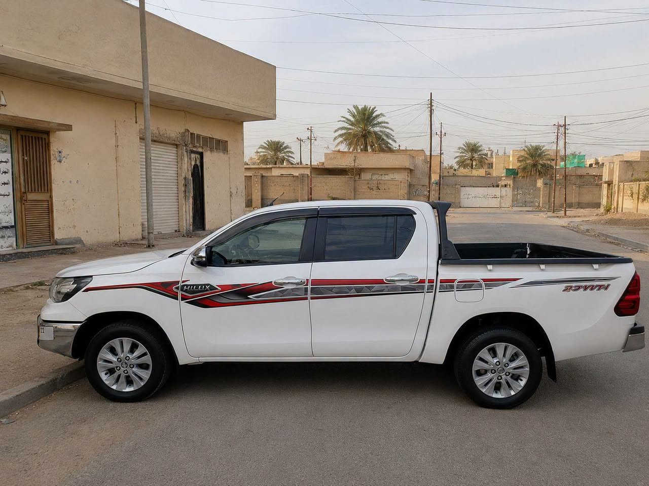 تويتا هيلوكس  2023 SAS دبل قمارة
مكينة 2700 أربعة سلندر گير أوتوماتيك
ماشية 23 ألف بس تبريد ثلاجة قطعتين
كشنات تدفئة وتبريد
ثلاجة بالجكمجة
مرايات شفط كهرباء
مثبت سرعة
شاشة
تحكمات ستيرن
قطعتين تبريد

🟪 الـسعـٕر : اكتب رقم (1) يوصلك مباشر 📩

السيارة نظيفة وجاهزة وما تحتاج أي مصروف والجاد يجي يشوفها ويحكم بنفسه لاتعبك ولاتعبني يايوم تريد مداور اني حاظر 
مكان السيارة: الديوانية
‏
رقم صاحب السيارة 
‭***********
