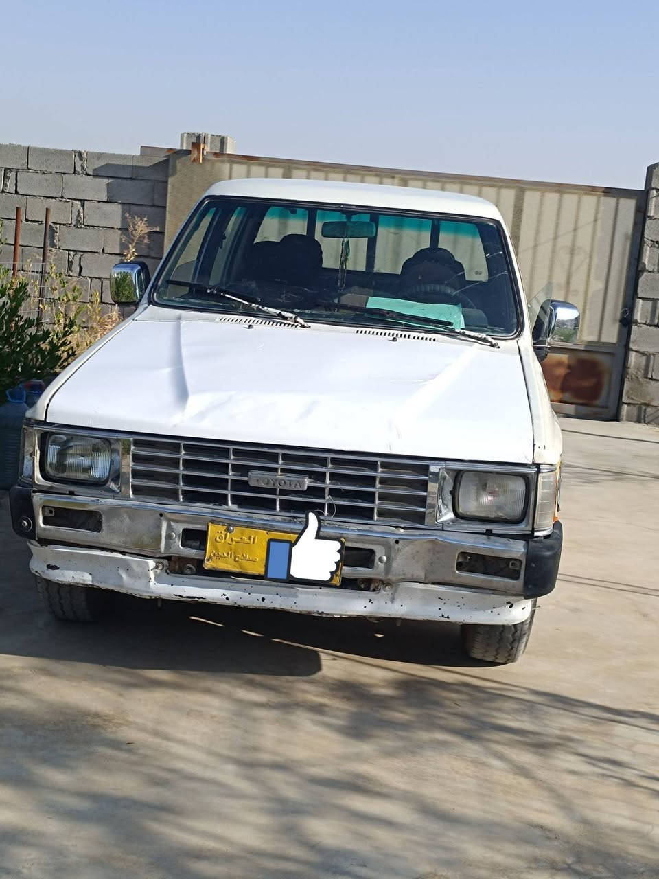 🚗 للبيع بيكم تيوتا 1985
🔹 الموديل: 1985
🔹 اللون: أبيض
🔹 المحرك: شرط
🔹 الكير: شرط
🔹 رقم: صلاح الدين
🔹 الموقع: تكريت
شرط التحويل  
السيارة مرتبة وجاهزة للشغل، والمحرك والكير شرط 
الاستفسار ***********
