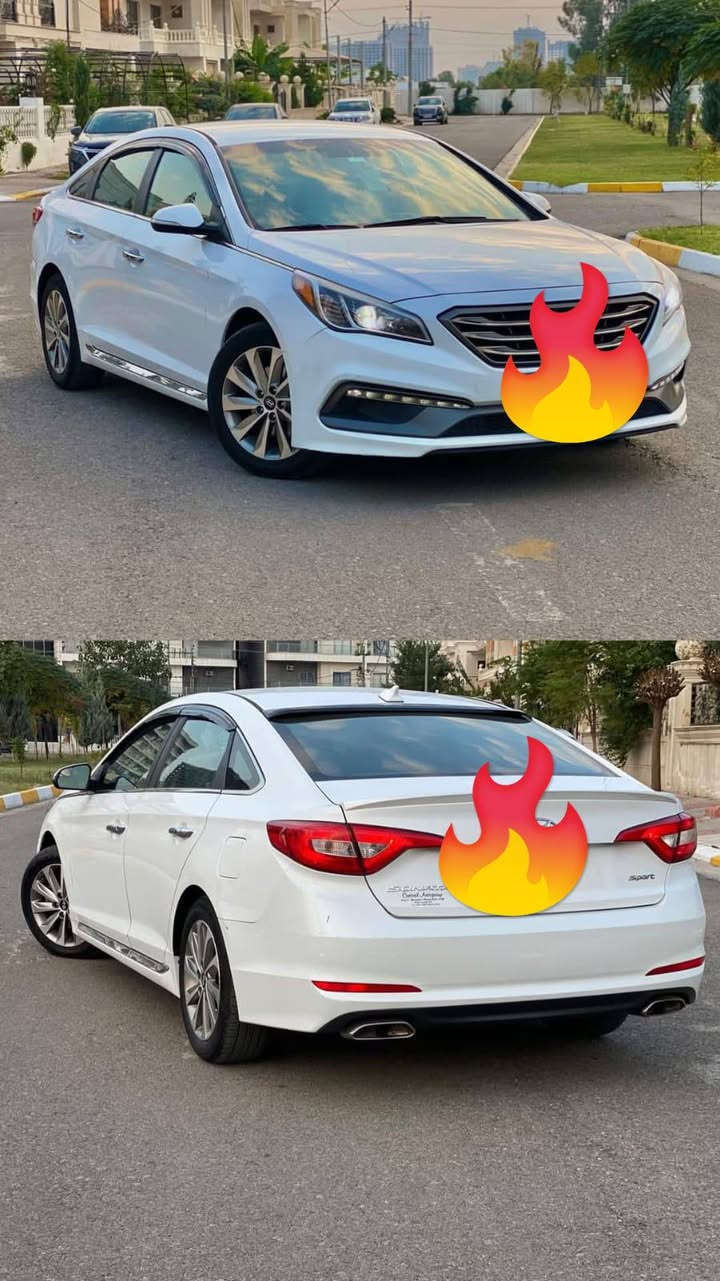 السلام عليكم مكلف بالنشر
سيارة سوناتا سبورت ٢٠١٥ وارد أمريكي
رقم بغداد دولي
محرك 2.4 Gdi 
السيارة نص فول
٦ سرعات
سياره ادامه كامله ماتصرف عليها دينار
طخم تايرات جديد 
تبريد منظومه جديدة كامله ثلج 
سنويه لحد ٢٠٣٠ 
تحويل ثاني يوم مشروع وطني
السيارة سعرها ١٣٥  وبيها مجال بسيط للشراي
عنوان السياره صلاح الدين تكريت 
هذا رقمي موجود اتصال و واتساب ***********
