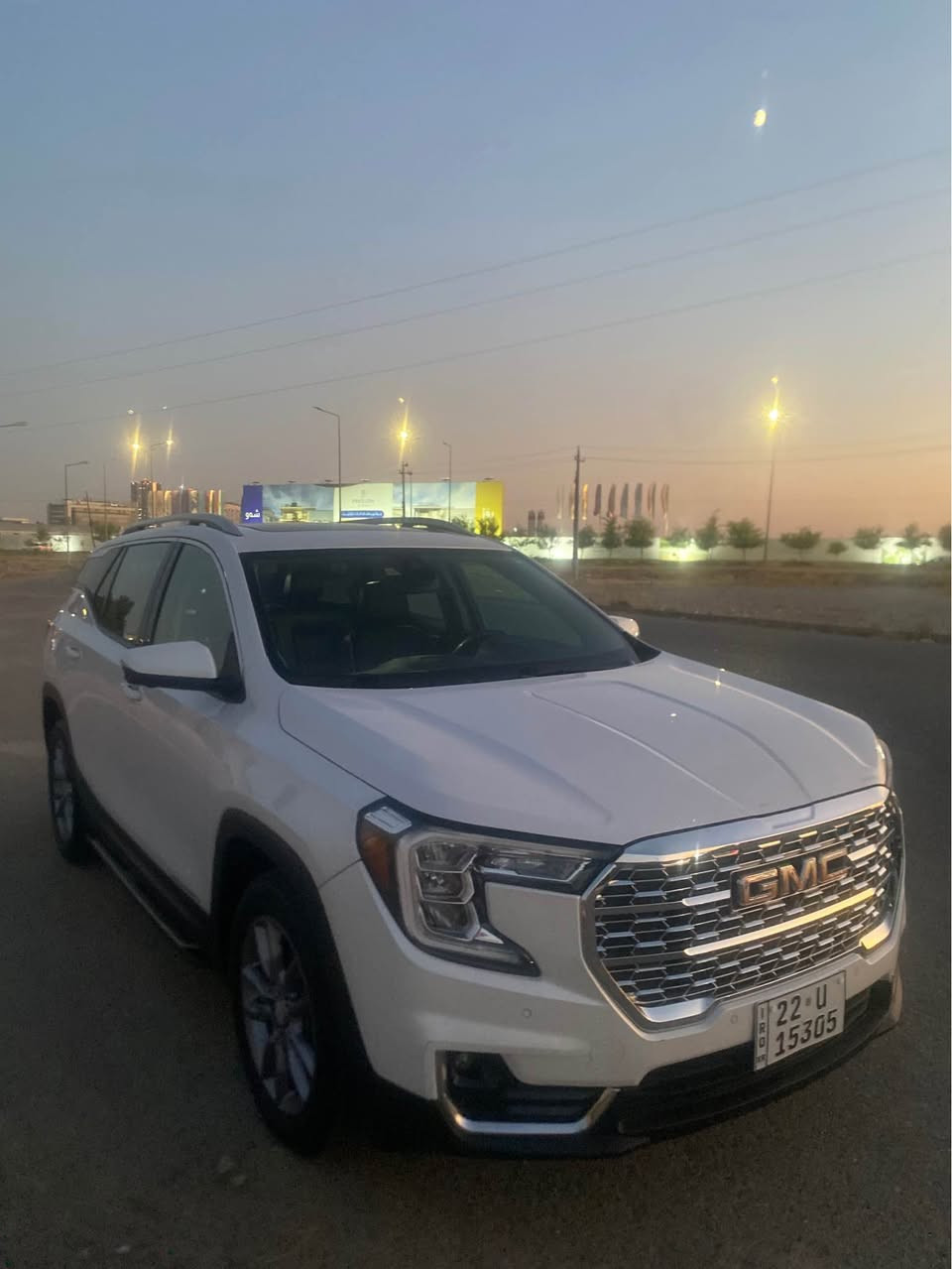 جى ام سي تيران موديل ٢٠٢٣  موصفات SLT (AWD) فول فول موصفات آخر فيئة  سيارة بدون صبغ بدون ايرباك   بيها مكانين بارد  شبر شبر   محرك كير شرط   فحس  ممفتوح  سيارة ماشي ٥٠٠٠٠ الف   سيارة شرط تحويل      (٢) سويج بيلادى   سعر سيارة ١٨٠ ورقه بيها مجال   عنوان سيارة اربيل عنكاوه *********** أربيل, العراق
