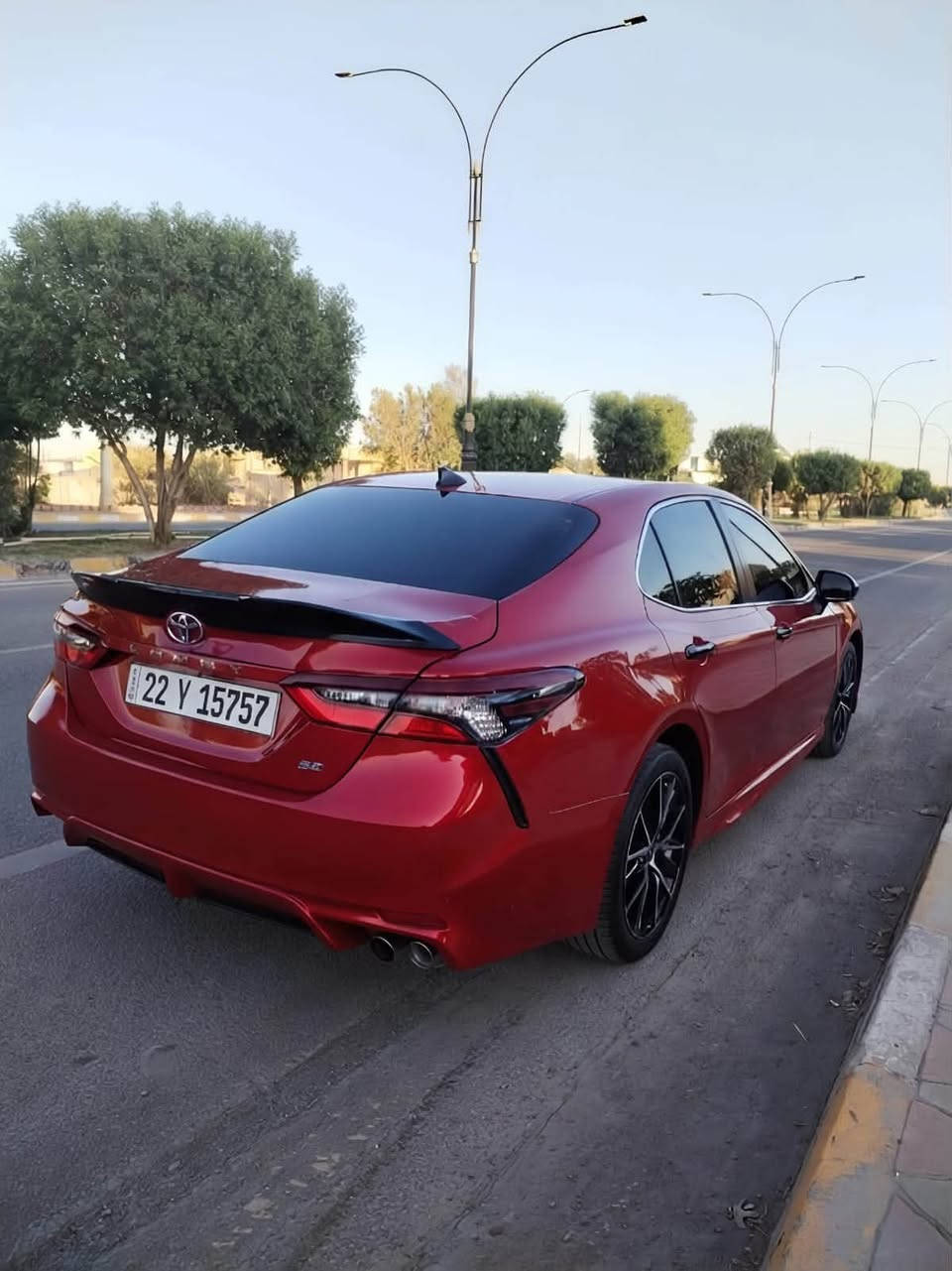 للبيع ((فقط))
TOYOTA CAMRY

رقم :  اربيل 

موديل  2024

اللون : أحمر

الفئة:  SE

الحادث : واضح بالسونار
حجم المحرك :   2.5L 4
السلندر: 4
المشي :38 الف كيلو قابل لزيادة 
للاستفسار للأتصال ***********
العنوان . صلاح الدين تكريت .
