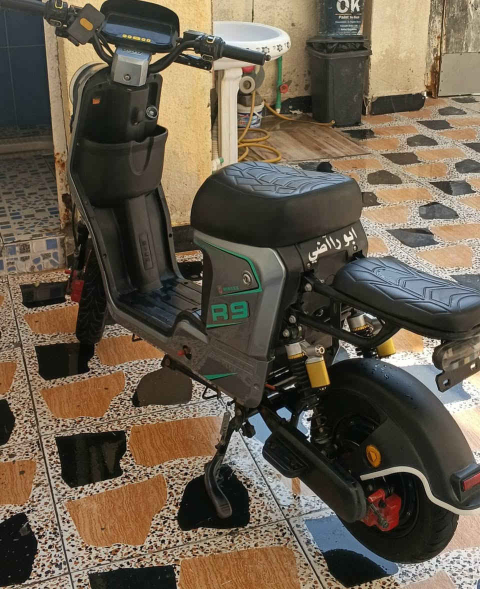 دراجة كهربائية • بطاريات 32أمبير • سلة