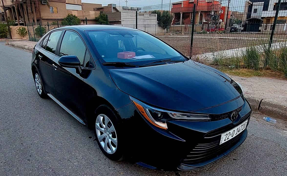 السلام عليكم للبيع كورلا 2024 وارد امريكي بانزين فقط  مواصفات LE شاشة كامرة رادار امامي سايد بريك بصمة لايت زنون بلادي  مرقم أربيل بدون ايرباك بدون داخل لا لغد ولاشاصي مكفول حادثها تبديل جاملغ فقط وتصليح البنيد تبريد بلادي ماشية سعرها 150للاستفسار الاتصال على ***********
