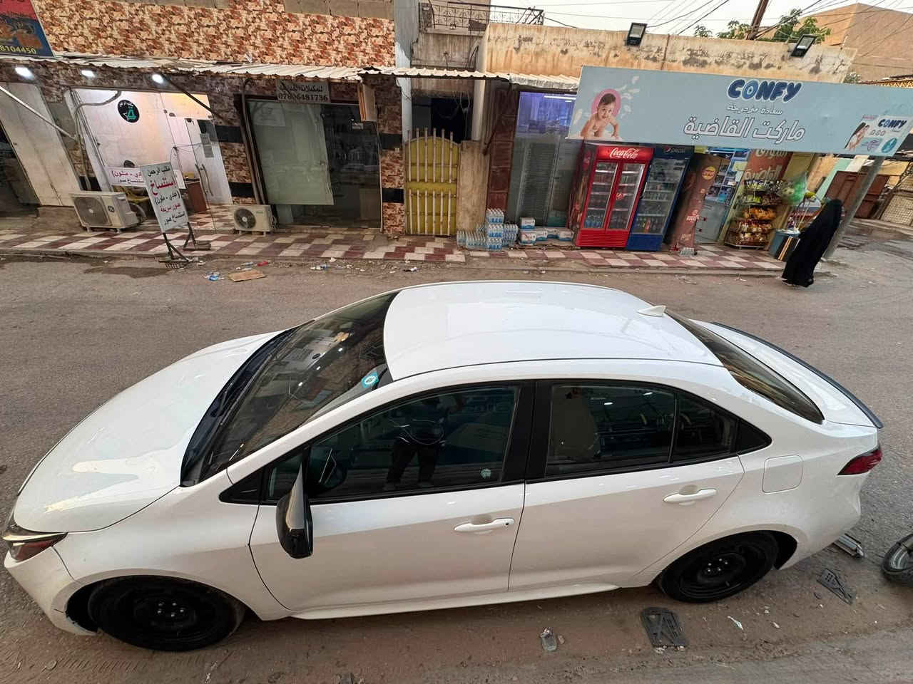 إسلام عليكم 
كورلا موديل 2020  أمريكي LE السيارة بأسمي 
الحادث بيه 3 قطع بنيد امبدل بلادي وباب اليمين الوالجاملغ الأمامي 
موصفات معروفه LE 
السعر 130 
للاستفسار اتصال ***********
