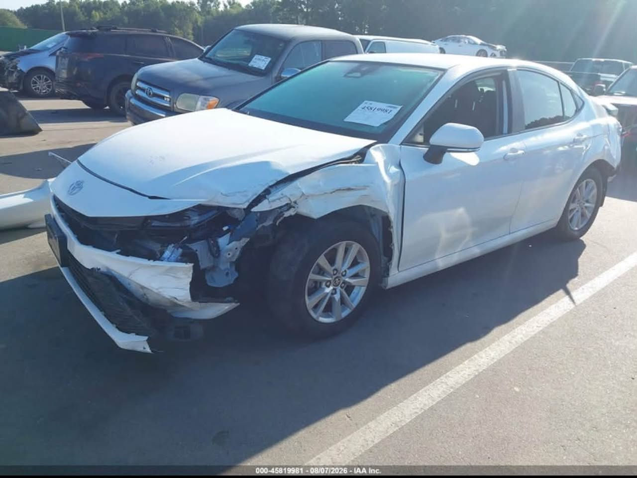 🔥سعر مناسب جداً 🔥
(((مكتب اسديرة لتجارة السيارات)))

📆تاريخ المزاد 30/9/2026

نوع السيارة: Toyota Camry 2025

الضرر موضح في الصورة

للاستيراد يرجى التفضل بزيارة المكتب 

📍موقع المكتب: اسديرة طق طق قرب مول انيس 

للاستفسار :
***********
اهلاً وسهلاً بكم ونشكر ثقتكم بنا💙

نص مكتوب في الصور:
- 000-45819981 - 08/07/2026 - IAA Inc.