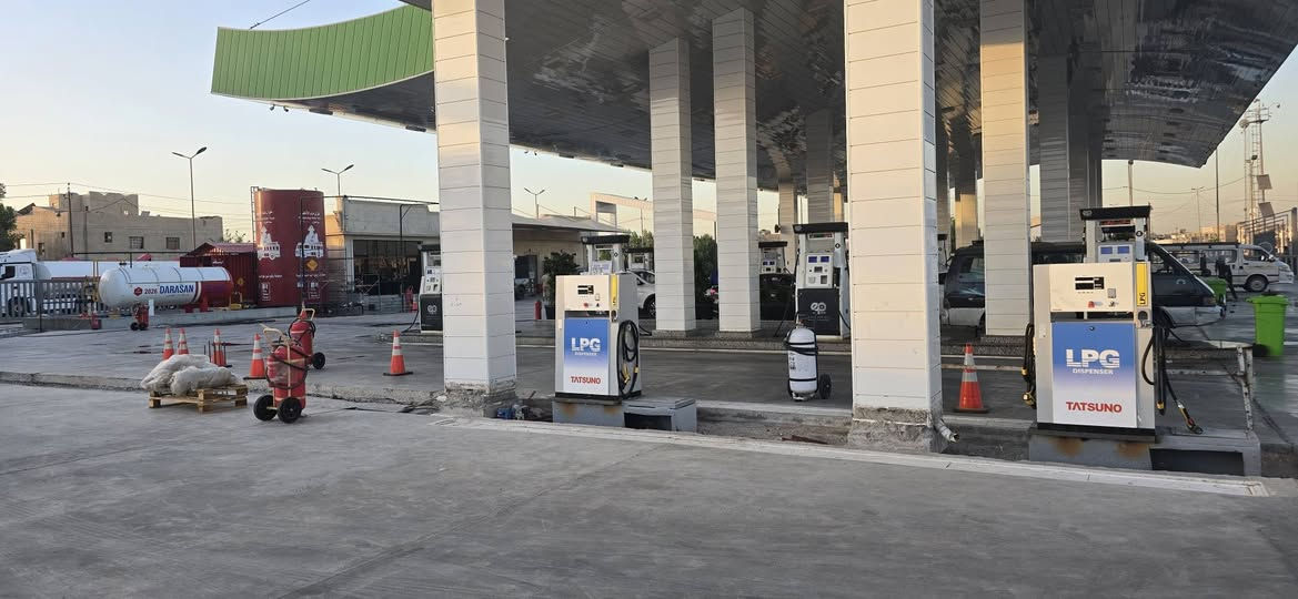 غاز LPG • عين المها بغداد • تركيب وإشراف
