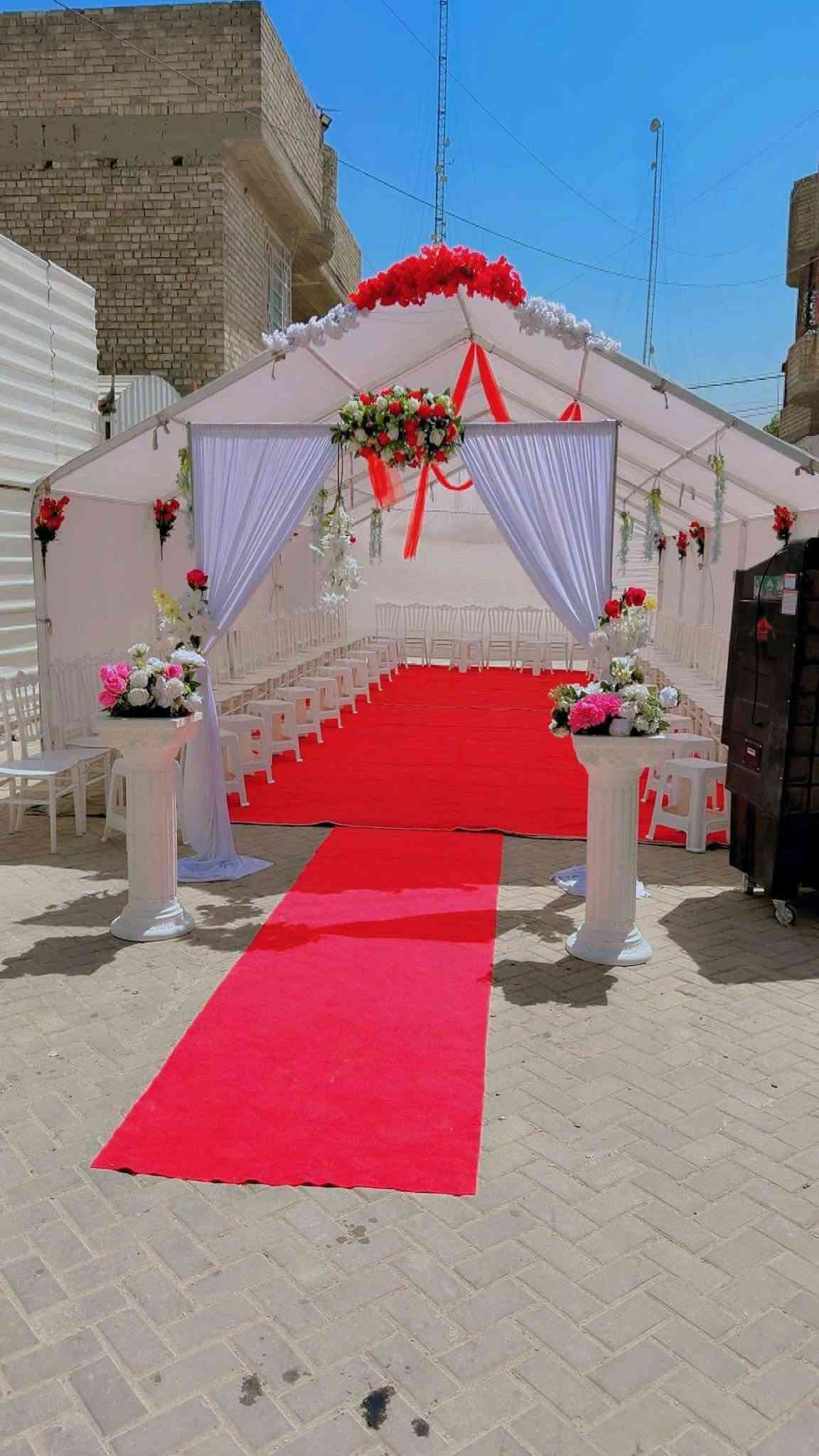 🌸الاناقه والتميز عنواننا🎪
للحجز والاستفسار الاتصال
***********
***********

نص مكتوب في الصور:
- مكتب بركات أهل البيت (ع) لتجهيز المناسبات كافة المناسبات وبأسعار تنافسية خيام ومجالس بمختلف الأحجام كراسي وطاولات صواني وأدوات خدمة الضيافة تجهيزات الزينة والديكور تجهيزات كاملة لجميع المناسبات تجهيز جادر أبيض للأعراس والخطوبة للحجز والاستفسار *********** *********** الديوانيه قضاء ال بدير مستعدون لنصب داخل وخارج المحافظة فرحتكم .. مناسبتنا