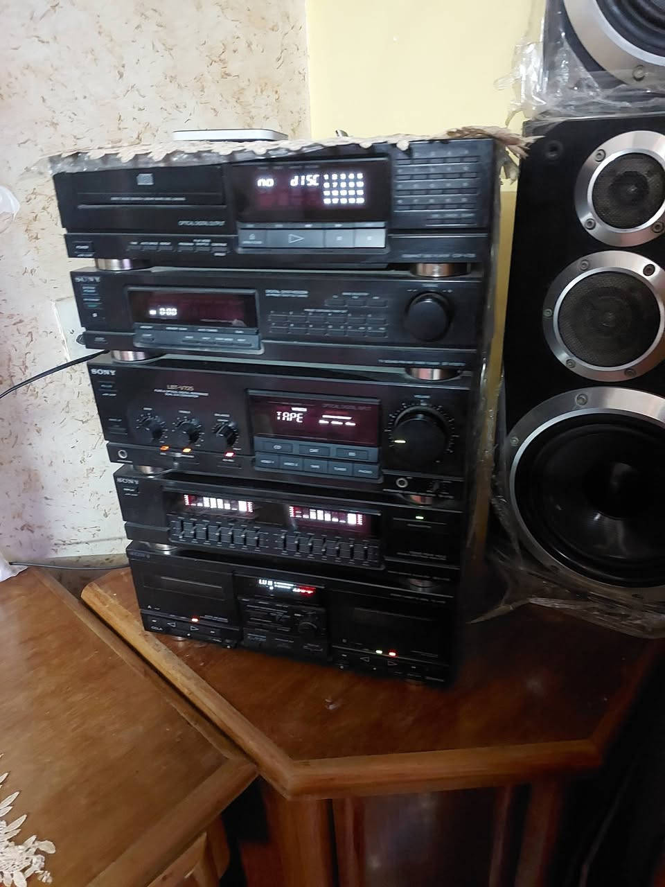 سوني SS-V725AV • دبل كاسيت • محولة ٥٠٠ واط
