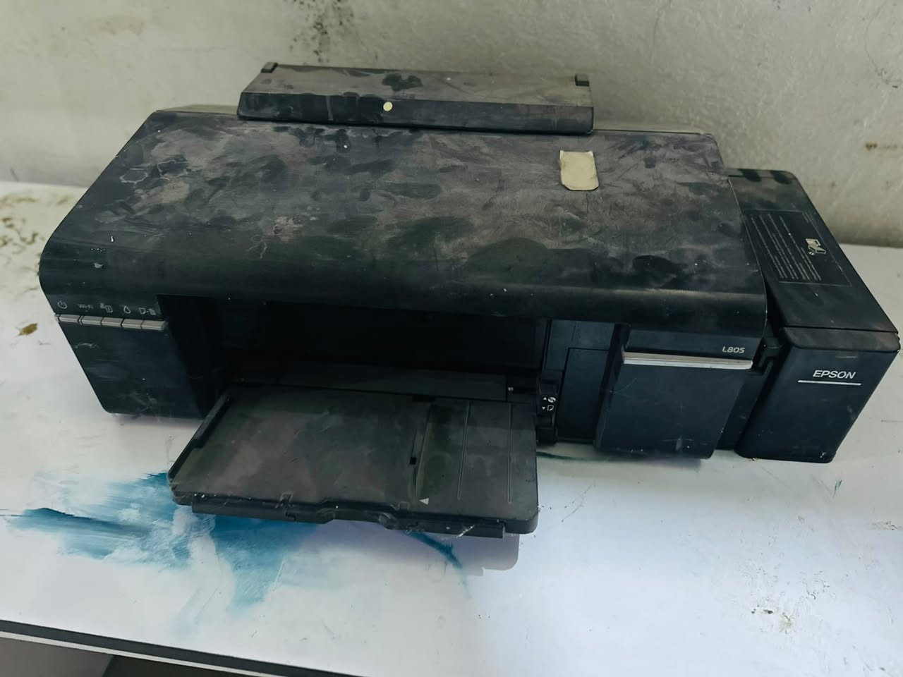 طابعه للبيع ابسون L805 سعر 300
وطابعه hp سعر 400
وجهاز ليزر 30سم * 20 سم 40واط 101 سعر 500
مقص ورق كهربائي 450V سعر500
ويوجد طابعه مال تشيرتات او دريسات مكبس حراري 6*1 سعر
100
وCNC 250/4.5*130 W سعر 35 ورق
الرقم ***********
العنوان كربلاء طويريج
ثا
