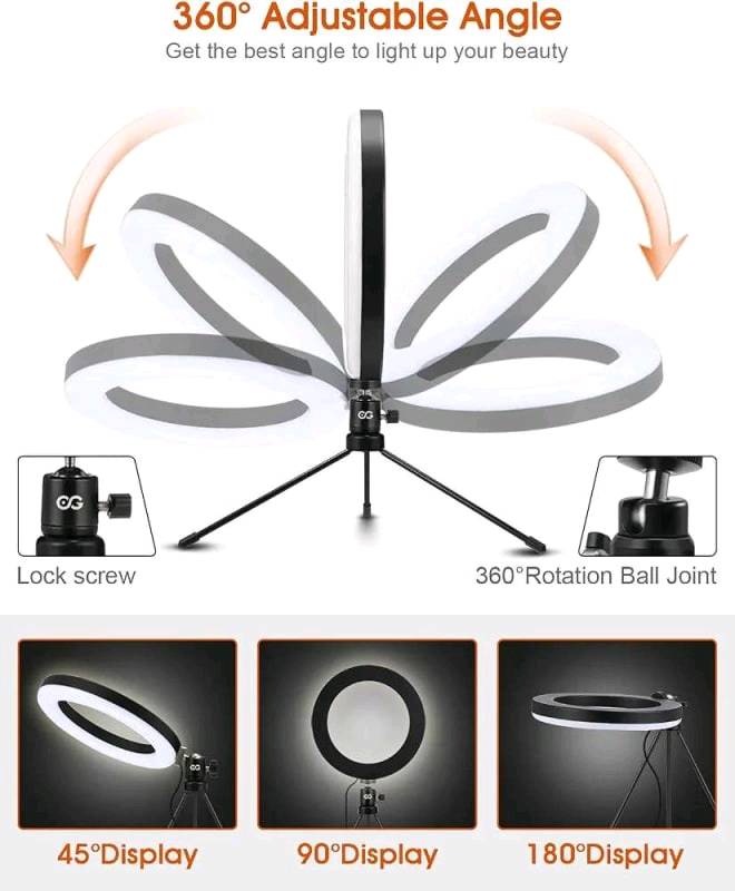 حلقة إضاءة • ELEGIANT EGL-03 • حامل ثلاثي