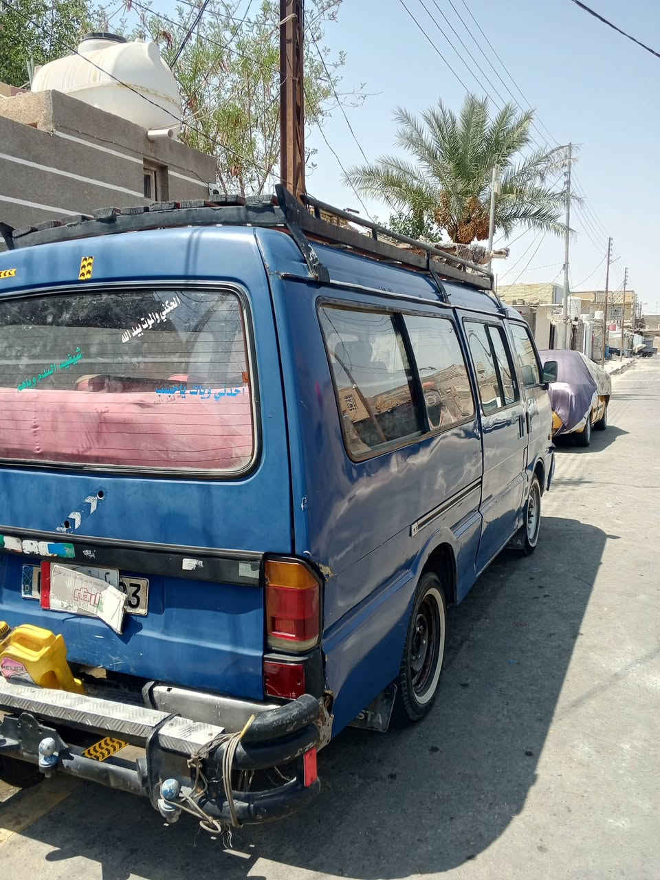 مازدا للبيع موديل1994 سنوية لغاية2029 خط حي العامل كربلاء السعر 70 للاستفسار الاتصال***********
