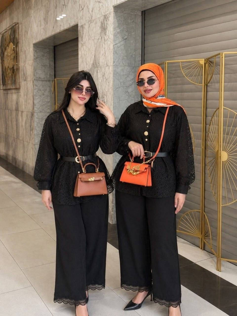 لاحجز واتساب ***********
طقم قطعتين❤‍🩹 
خامة كيبور مبطن
38-40-42-44-46-48
توصيل جميع المحفاظات العراق 🚙

