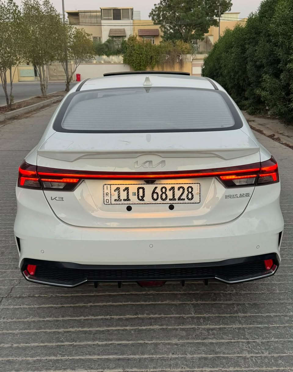 السلام عليكم.
كيا كي ثري K3 موديل 2025

فول مواصفات

محرك 1500 دبل نوزل 

رقم  بغداد 

🔴المواصفات 

✅️فتحة

✅️شاشه كامرة 

✅️تحكم ستيرن جهتين 

✅️بصمه ابوباب

✅️شاحن تايب سي شحن سريع 

✅️كير طياره 

✅️شاشه بالكير

✅️لايت لد زينون 3 عدسات متحركة + الخلفي هم لد متصل 

✅المري الجانبية بيها  اشاير 

✅️سايد بريك بصمة

✅️أوتو هولد (auto hold)

✅️درايف مود 4 وضعيات

✅️(sport+eco+smart+comfort)

ماشيه 39 كم

ملاحظه السياره كفاله 

بيه رصعة بل جاملغ الخلفي الايمن 

             
موبايل

‭ ‭***********

   السعر 139 بي مجال بسيط
