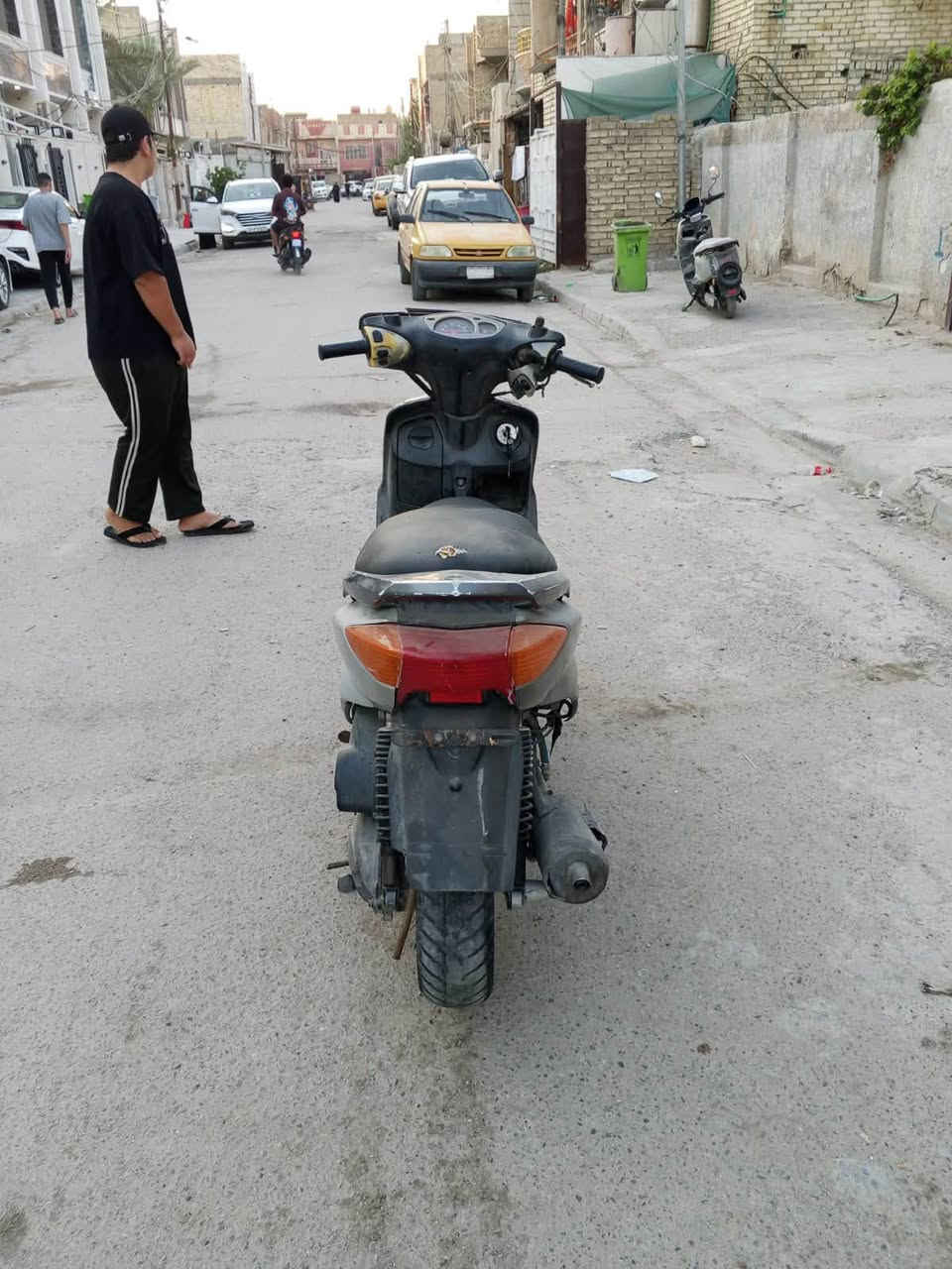 سلام عليكم دراجه سكنس نثيه شغاله يرادله سلف وكلجات ابيع كوم حديد السعر 125 وبيه مجال مكان حي اور ***********
