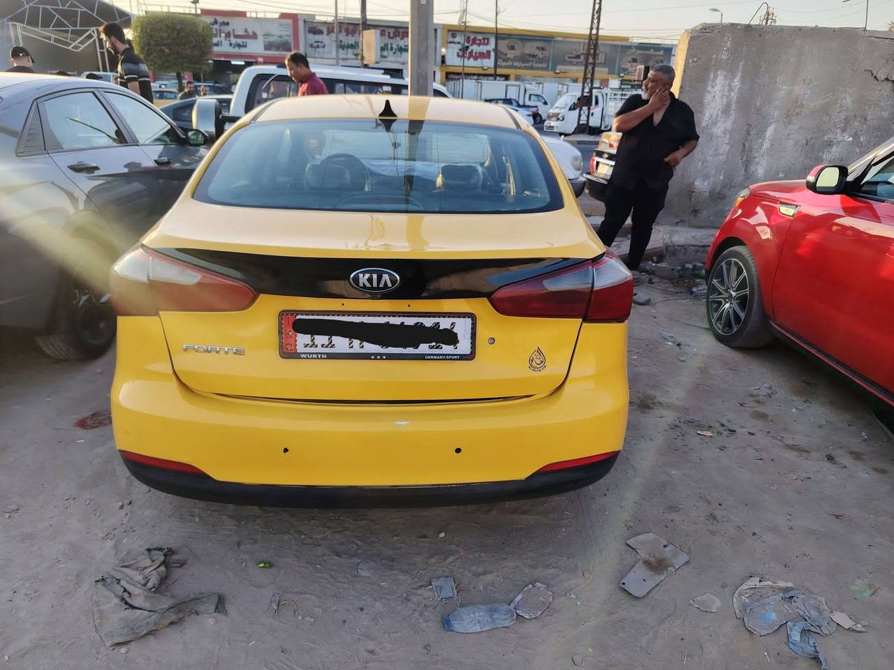 سلام عليكم شباب سيارة نضيفه خير من الله كلششش جديده حادثه قبق جنطه نفسيته معمر ليبل واحد مديل السياره 2016 تبريد شغال كلشي جديد صدر جديد وارد امريكي  عله الفحص عنواني بغداد البلديات رقمي ***********
