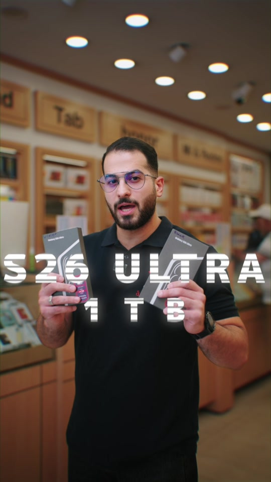 جهاز الأس ٢٦ ألترا بالذاكرة الواحد تيرا 🤩 بأقوى سعر و أقوى ضمان 💪 تفاعلك من اليوم عليه جوائز ! كل أسبوع 👇😎 هدية جهاز سامسونك  وكل شهر هدية جهاز iPhone 17 Pro Max علق شارك و سوي لايك ✨🤩 كل تفاعل = فرصة أكبر للفوز! 🔥⁩ التوصيل متوفر لجميع محافظات العراق 🇮🇶  وتكدر تطلب جميع الأجهزة  بضمان عالم القلعة الذهبي  ( ضمان استبدال )   للطلب و الاستفسار يرجى الاتصال ☺️👇 معرض الكاظمية ( ساحة قريش )  :  أوقات العمل ( ١٠ ص  - ١٠ م ) *********** - *********** معرض المنصور ( شارع مول بابلون )  :  أوقات العمل ( ١١ ص - ١١ م )  *********** - *********** معرض زيونة ( شارع الربيعي ) : أوقات العمل ( ١١ص - ١١م )  *********** - *********** معرض الاعظمية ( شارع الضباط ) : أوقات العمل ( ١٢ م - ١٢ ص )  *********** - *********** معرض الدورة ( شارع أبو طيارة ) :  أوقات العمل ( ١٢ م - ١٢ ص ) *********** - *********** قسم الصيانة ( الربيعي ) : *********** #عالم_القلعة #اختيارك_الافضل⁩⁩⁩⁩
