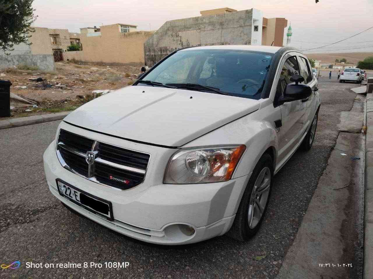 سلام عليكم للبيع او المراوسة حسب القناعة. 
سيارة Dodge Caliber 2008 رقم اربيل توماتيك تبريدها شغال تحديد سرعة و كهربائياتها شغالة و نظام ABS والسيارة باسمي شرط التحويل الكير والمحرك خير من الله ، مكان السيارة قضاء عقرة.     
للتفاصيل اكثر *********** + واتساب اكر, نينوى

نص مكتوب في الصور:
- Shot on realme 8 Pro 108MP
- ۱۷:۳۷ ۱۰ ۱۰ ۲۰۲۴
- ١٧:٣٦ ١٠ ١٠ ٢٠٢٤
- ١٧:٣٦ ١٠/١٠/٢٠٢٤
- Shot on realme 8 Pro 108MP 17:36 10.10.2024