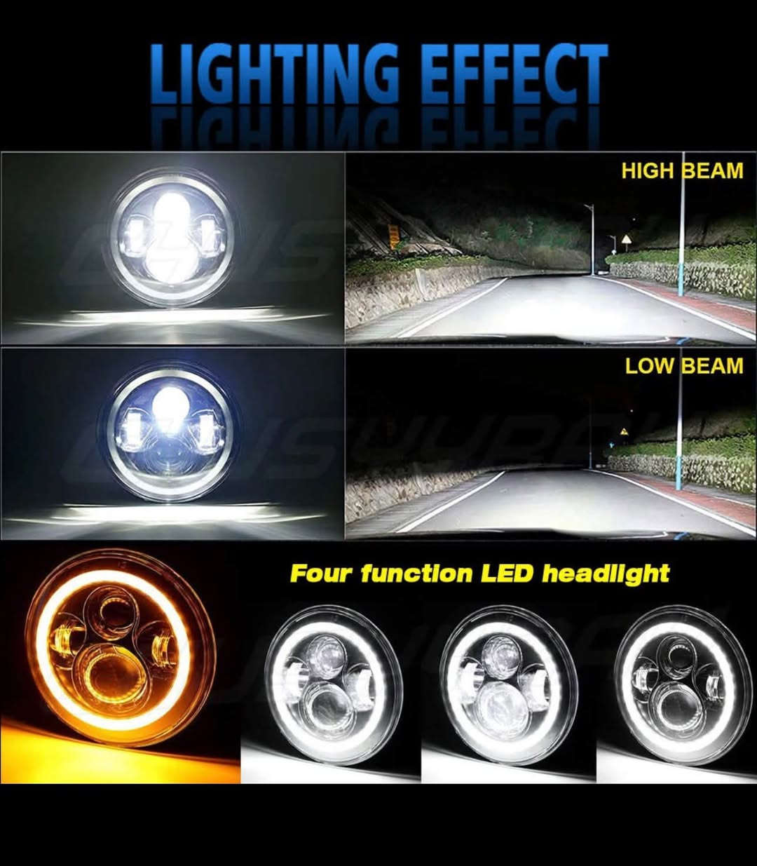 لايتات • هامر وجيب • ٧ إنش LED