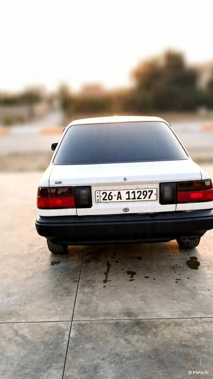 السلام عليكم كورلا للبيع موديل 1990 مكينه 16بلادي شرط كير محرك تبريد كلها على وضع الشركه مصبوغه جماليه رقم صلاح الدين انكليزي شرط التحويل سنويه جديده السعر 45 وبي مجال مكان السيارة العلم سمره رقم  *********** ‏

نص مكتوب في الصور:
- TECNO