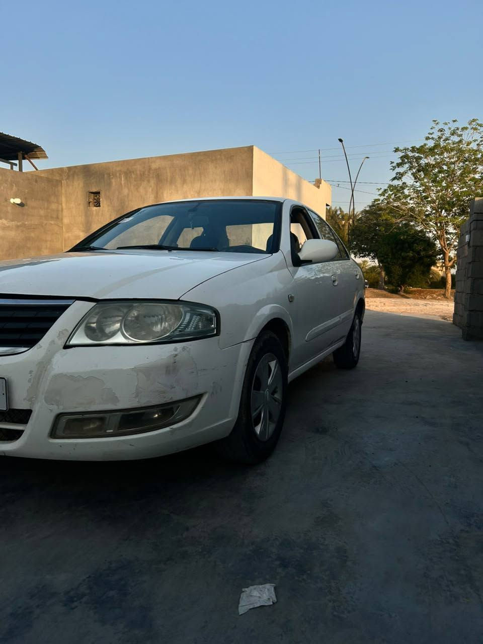 السلام عليكم 
نيسان سني 2009
ب أسمي سياره سنوية لل2028
گير محرك كفاله
تبريد شغال
كهربائيات كله جديدة
سنتر لوك سيارة 
سعرها 75 بيها مجال 
العنوان الصقلاوية 
رقم:***********
