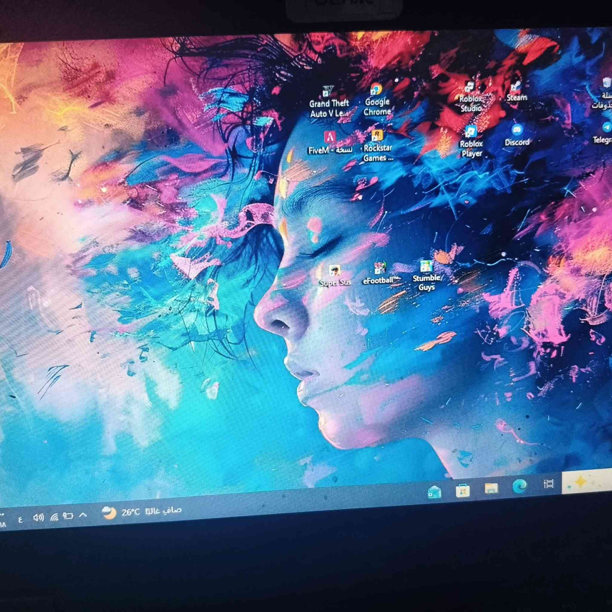 السلام عليكم لابتوبDell للبيع
مواصفات
Intel corie i7g6 
Ram 16  ddr4
Ssd256
كرت شاشه داخلي 2كيكا خارجي 2كيكا نفيديا
شاشه 60 هيرتنو
تفاصيل وسعر اتصل واتساب وتدلل ‏‪***********‬‏
