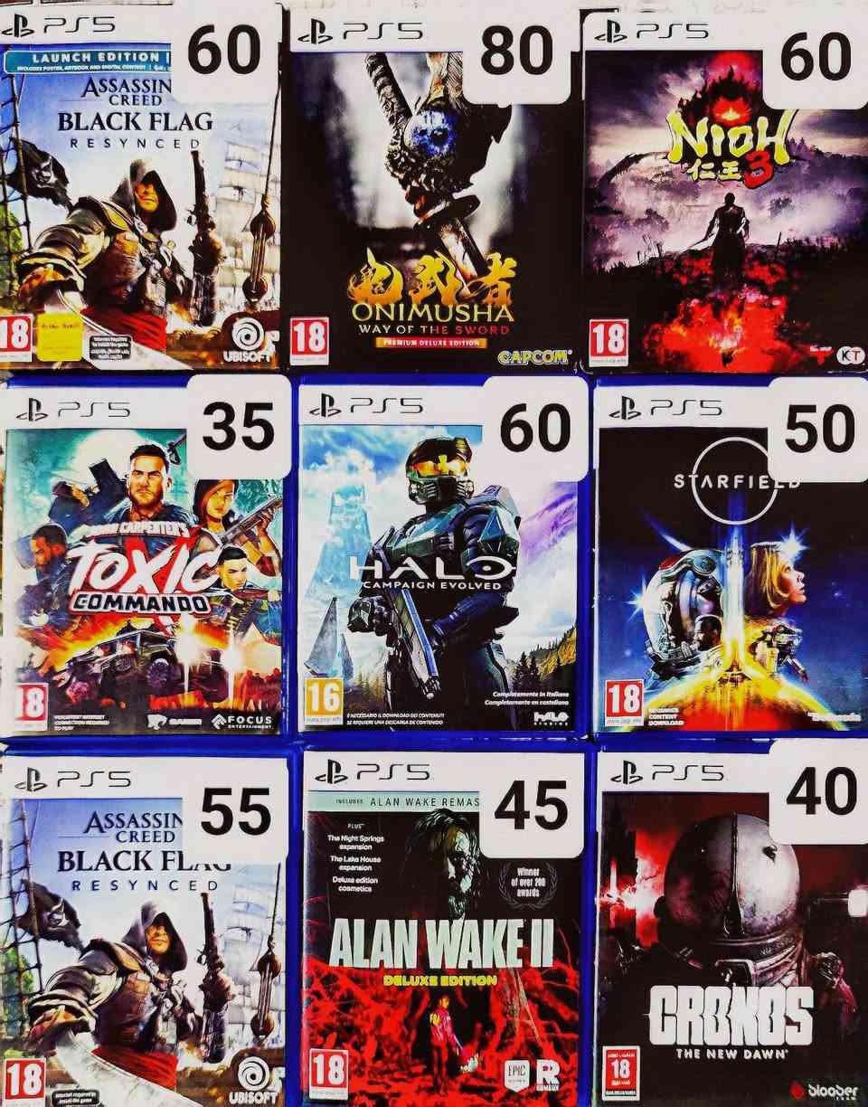 مستخدم PS4 وPS5  مجموعة كبيرة 
⚠️ حجز وتبديل عبر الخاص او واتساب 
 
✅تثبيت الحجز بالخاص برقم وعنوان لسرعة التثبيت
 ❗️واذا عندك مراوس ارسل شنو عندك..
—————————————————
🚌 كل محافظات العراق ب5 الف فقط 
—————————————————
 🗺 العنوان بغداد الحبيبيه قرب جامع ذو الفقار 
—————————————————
 💬 *********** واتساب 
—————————————————
للمزيد تابع الصفحة

نص مكتوب في الصور:
- 55 60 60 45 40 65 25 40 35
- 60 50 60 55 35 30 55 55 45
- 60 80 60 35 60 50 55 45 40
- 60 55 70 65 30 45 55
- 35 30 25 20 35 45 45 35 40
- 25 25 55 25 25 65 25 55 25
- 25 30 60 30 35 35 35 25 60
- 50 20 40 30 45 25 25 20 25
- 25 20 35 20 50 25 35 30 35