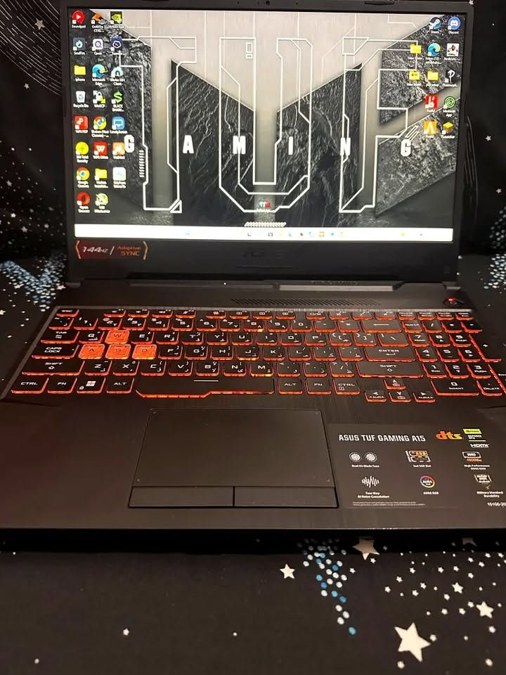 Asus tuf gaming 15.6
السلام عليكم للبيبع

المعالج: AMD Ryzen 7 7435H  

 كرت الشاشة: NVIDIA GeForce RTX 4060 (8GB VRAM)  

 الشاشة: 15.6 إنش  

 الذاكرة العشوائية (RAM): 32GB DDR5

 التخزين (SSD): 1.5TB SSD M.2 مجموع السعة (512GB الأساسية + تيرا M.2 بسعة 1TB)  

 الجهاز بنظافة ممتازة شرط الفحص .

 يأتي مع الشاحن الأصلي وكافة الملحقات.

 خالي من أي مشاكل تشغيلية أو حرارية.

التواصل على الخاص أو الرقم ***********ًواتساب

بغداد الشعب
