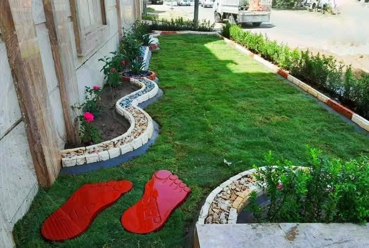 تصميم وترتيب وزراعه الحدائق المنزلية بكادر زراعي متميز ***********
