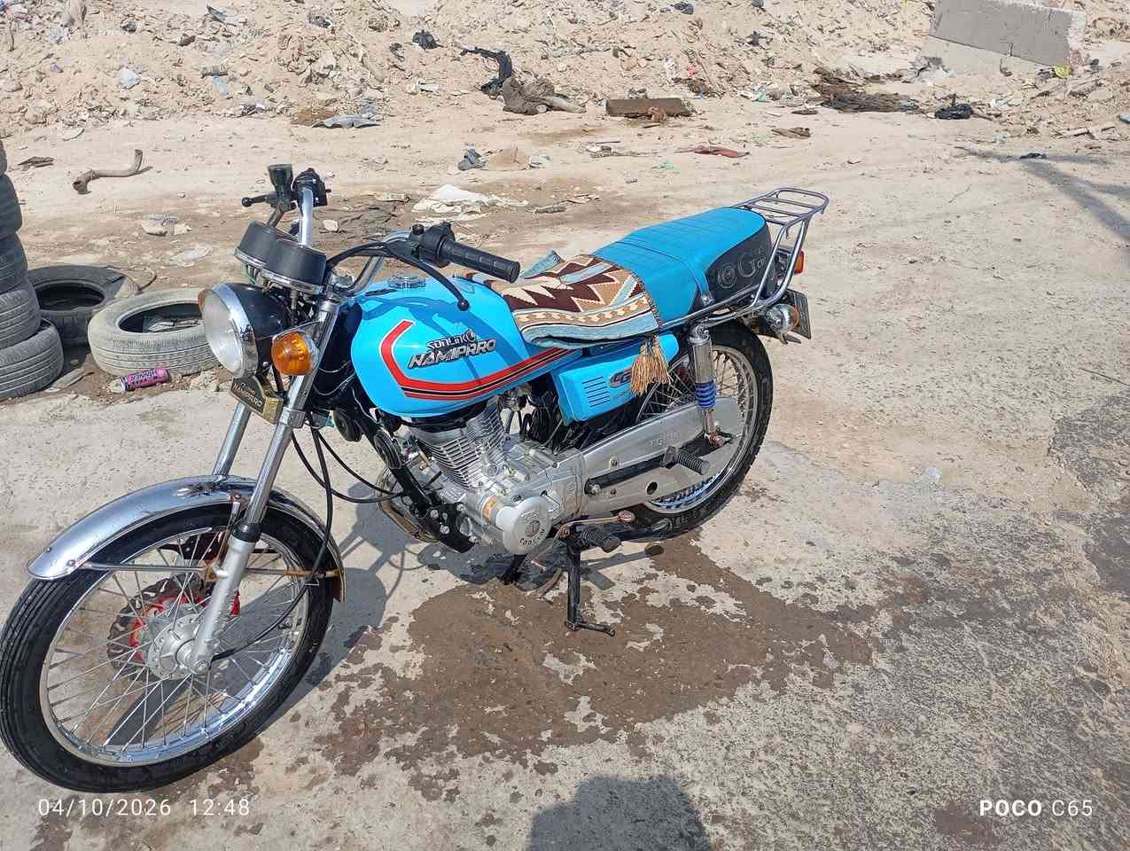 سلام عليكم دراجه اربعه كير نامه برو غطاس موديل 23 بلاد  مداور ثاني يوم مكاني النجف حي الميلاد سعر 1300 وبيهه مجال قليل رقم *********** بي وتساب

نص مكتوب في الصور:
- 04/10/2026 12:48 POCO C65