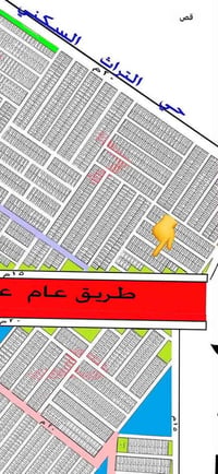 طابو صرف سكني • ١٠٠م • ماء وكهرباء