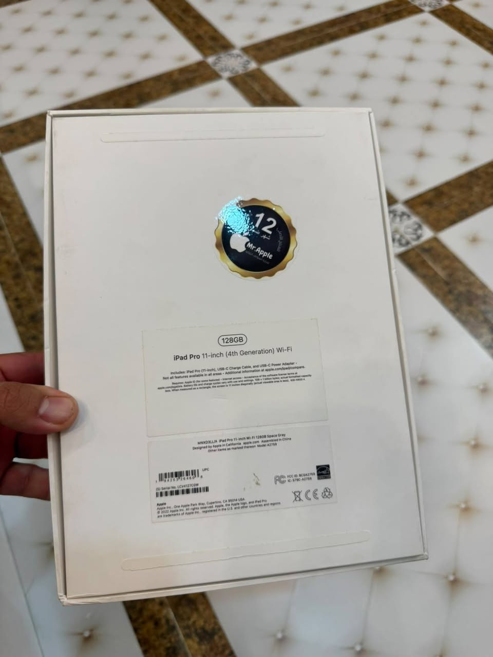 ايباد m2 pro الجيل الرابع حجم 11 inch صحة البطارية 84 فحصتها بالحاسبة للتاكد نسخة الشرق الاوسط ذاكرة 128 لون رصاصي مكفول من التصليح والتبديل ومن اي تلاعب فقط بي عوج بالشاصي موضح بالصور السعر 600 وبي مجال مكاني ديوانية ***********

نص مكتوب في الصور:
- ٩:٠٤
- الإثنين، ٢٨ أيلول
- ١٧ ربيع الآخر، ١٤٤٨ هـ.