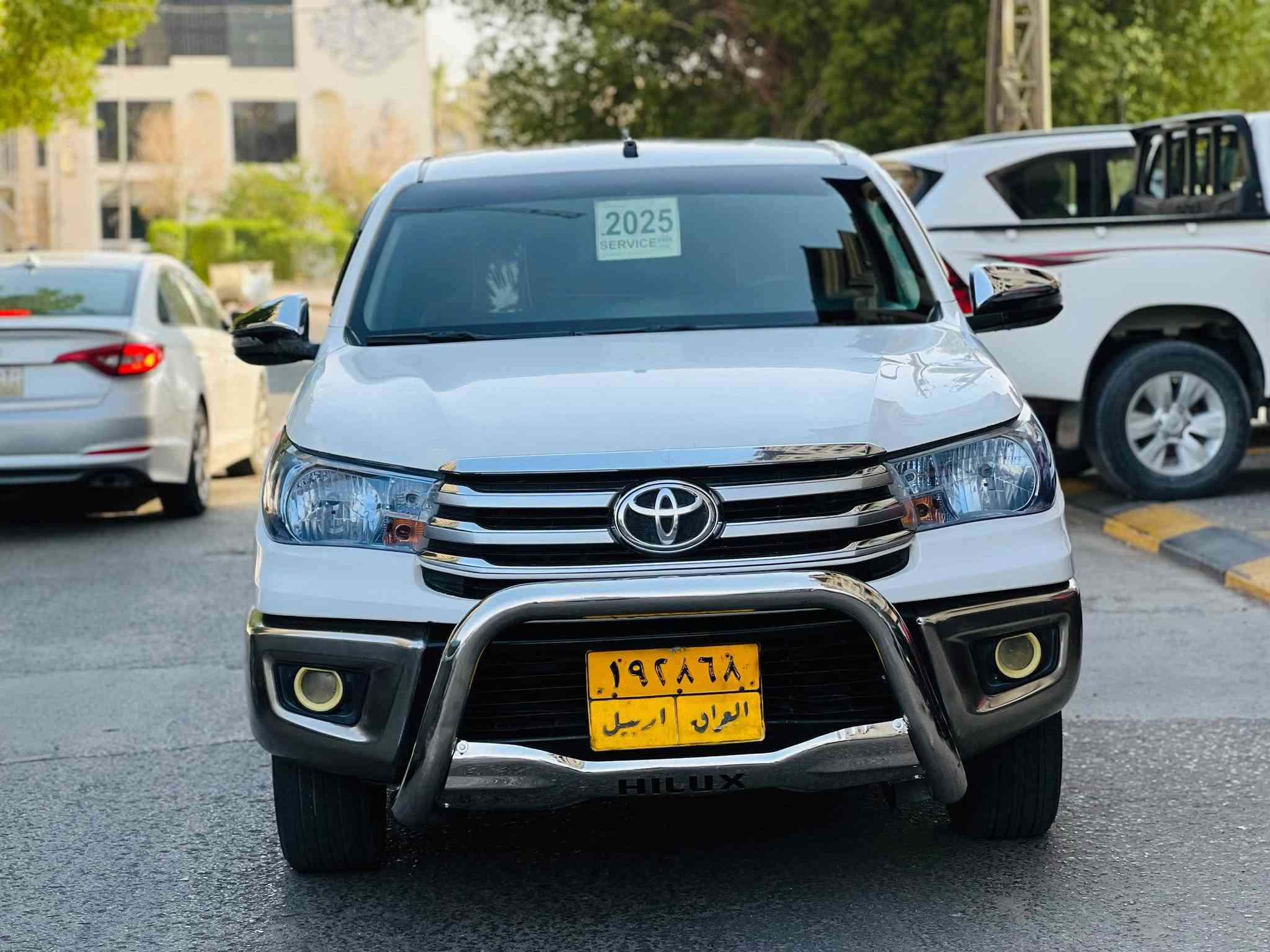 بيكم هايلوكس مديل 2019 كويتي سعر 186 قابل للتفاوض كفاله عامه للاستفسار الاتصال *********** مكفوله من صبغ وضربه وتبديل مواصفات تحكم ستيرن حساسات خلفيه مري كهربائي جام كهربائي  مكينه كاز مكينه وكير مكفولات حداديه جديدهه تخم تاير جديد تبريد شغال ثلج رقم اربيل تحويل او وكاله سياره جديده وجاهزه وأي نقص مابيهه مكان سياره كربلاء
