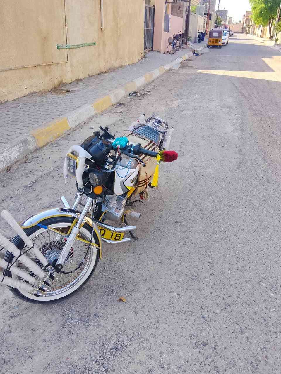 سلام وعليكم دراجه تايكر للبيع موديل 25 محرك ما ممدود انطيك كفاله عامه  محرك 125 سعر خاص اتصل بيك خير ودلل المكان ديالئ دلي عباس اتصل رقم ***********
