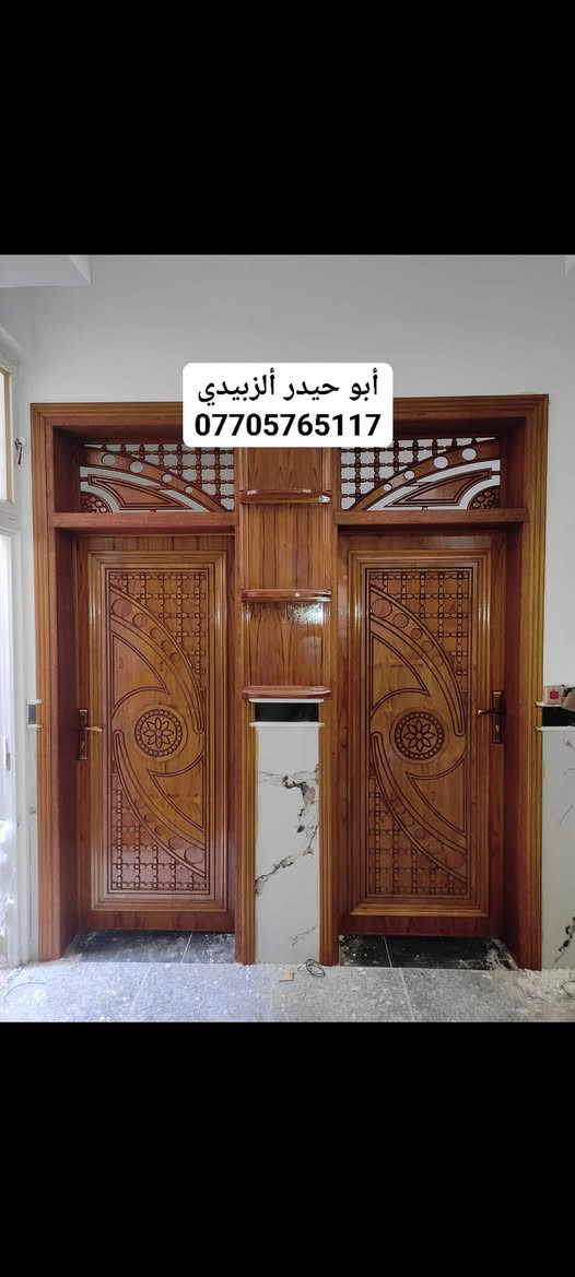 أبو حيدر الزبيدي • أبواب خشب • تصاميم تركية