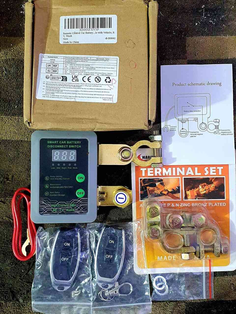 وصول جهاز الحماية من التسريب والسرقة والحريق . 240A رمونت كونترول مع شاشة ومصابيح حالة البطارية.
الديوانية . حي الفرات ***********
