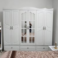نضيف • مجموعة ٧ قطع • غرفة خشب