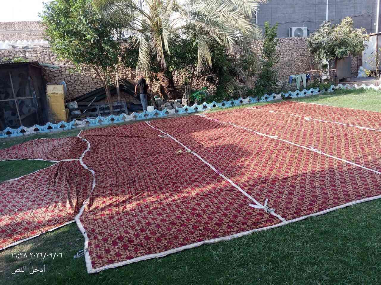 سلام عليكم
جادر كامل قماش وحديد + ١٥ ميز حديد للبيع ( تفيد ابو مكتب ) للإستفسار 
***********
