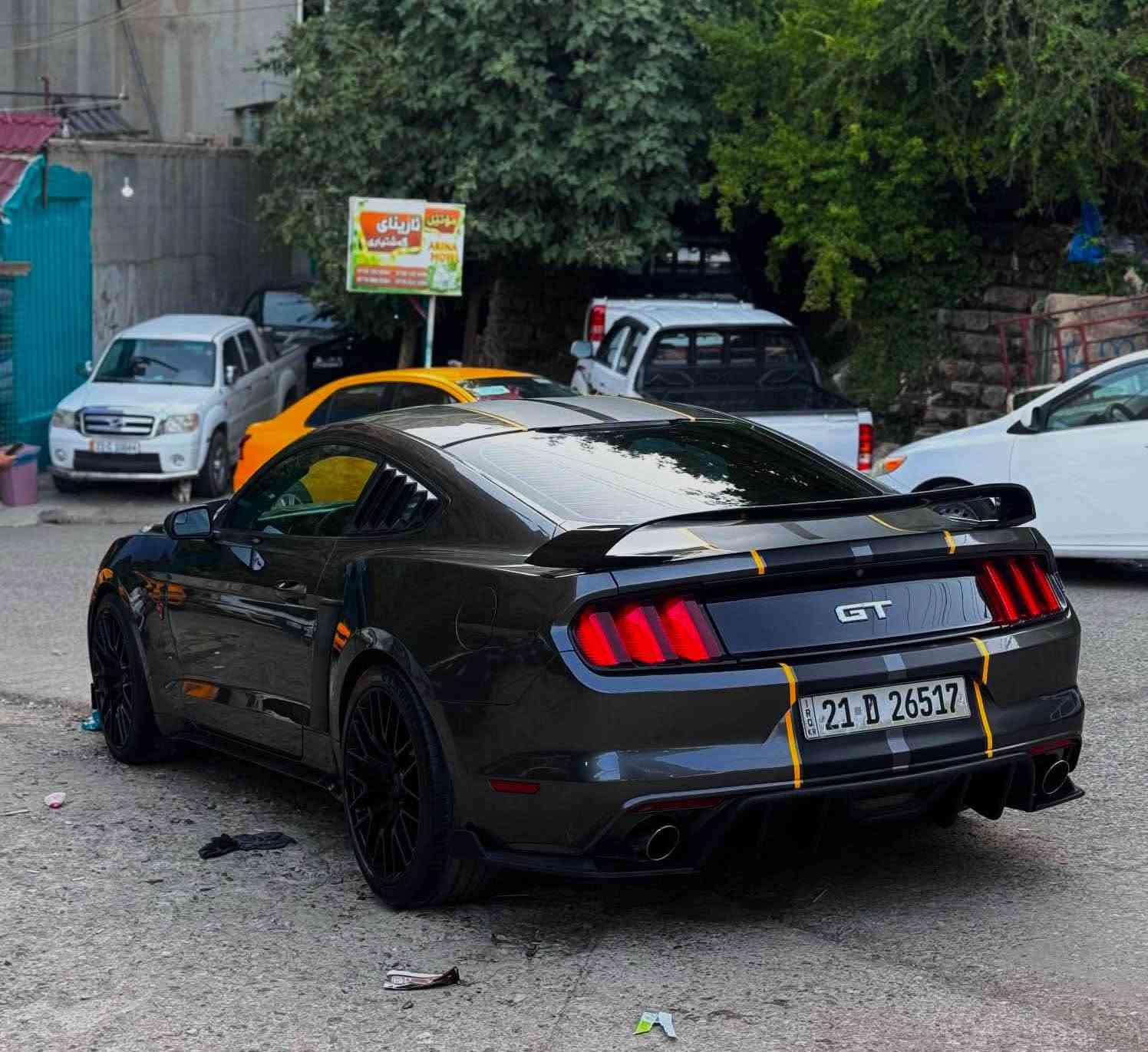 موستانج v6 
موديل 2015
رقم والسنويه جديد
رقم سليمانيه
كل شي بشرط
بي غرامه 500 $ انزل من سعر
صبغ حيزام بدون دواخل 
سعر 104 مجال قليل
رقم *********** السليمانية, العراق
