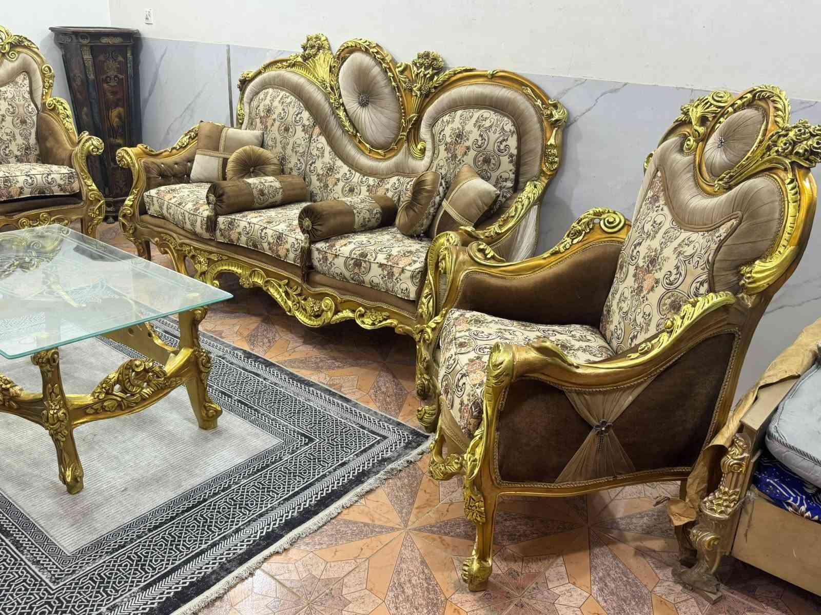 زان مصري • ١٠ مقعد • ميز وسطي