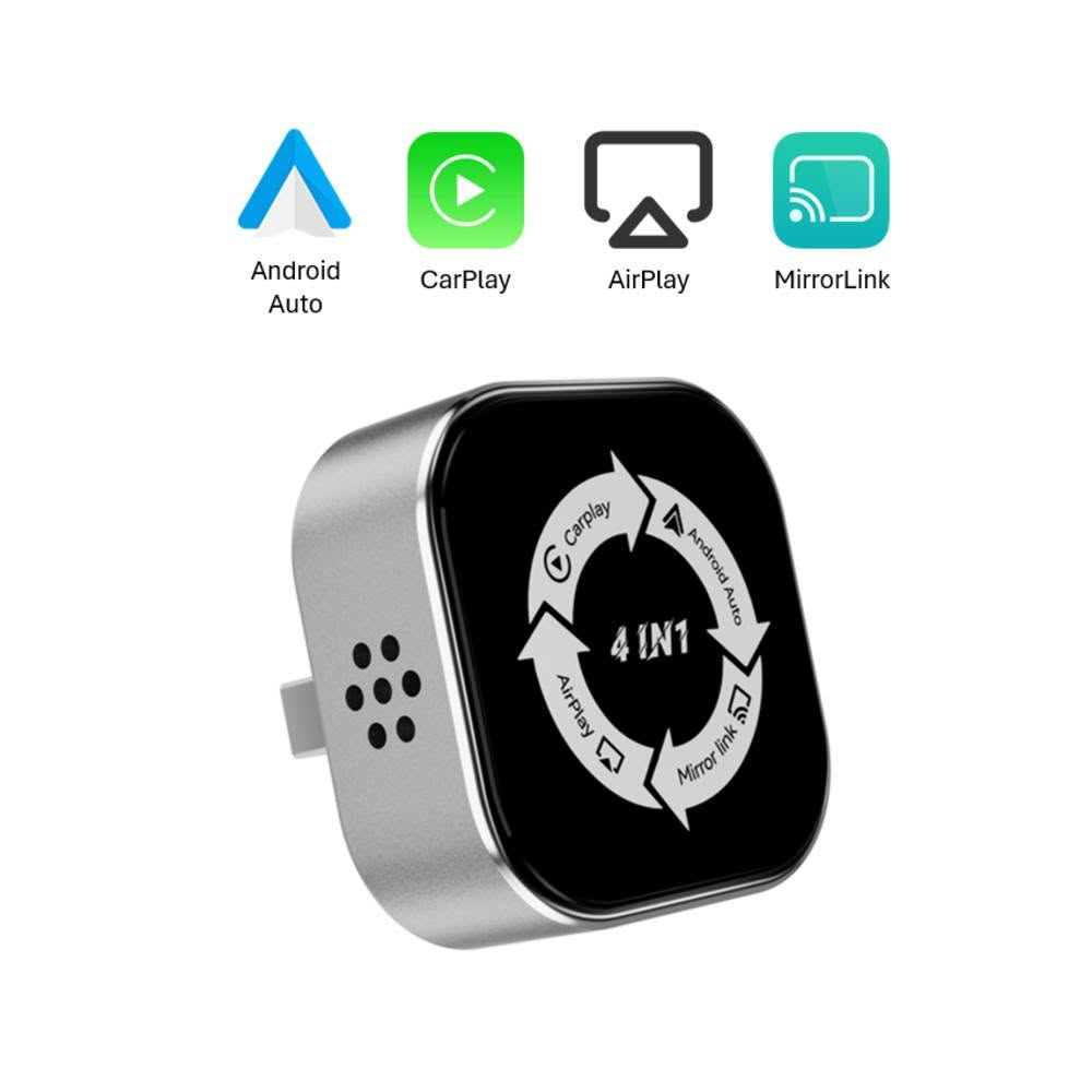 حوّل شاشة سيارتك لشاشة أذكى 🚗🔥
قطعة 4 ✖️IN 1 تدعم:
🔹 Apple CarPlay
🔹 Android Auto
🔹 AirPlay
🔹 Mirror Link

يعني تكدر تربط موبايلك بالسيارة وتستفيد من الخرائط، المكالمات، الموسيقى والتطبيقات وتعرض محتوى موبايلك على شاشة السيارة 📱🚘

✅ تدعم أجهزة iPhone وAndroid
✅ تشغيل الخرائط والموسيقى بسهولة
✅ اتصال لاسلكي حسب توافق السيارة والشاشة
✅ تصميم صغير وسهل الاستخدام
✅ حل عملي للسيارات اللي شاشتها تدعم الربط

إذا تريد تخلي شاشة سيارتك أذكى وأسهل بالاستخدام… هاي القطعة تسويلك كلشي بـ 4 وظائف بقطعة وحدة

سعرها 45 الف وتوصيل 5 لكل المحافظات
ضمان سنة
***********

نص مكتوب في الصور:
- Inalámbrico CarPlay Inalámbrico - Inalámbrico - AirPlay - Mirror Link 4 EN 1 Inalámbrico Android Auto Inalámbrico AirPlay Inalámbrico Mirror Link
- Android Auto CarPlay AirPlay MirrorLink